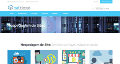 Desktop Screenshot of hostinternet.com.br